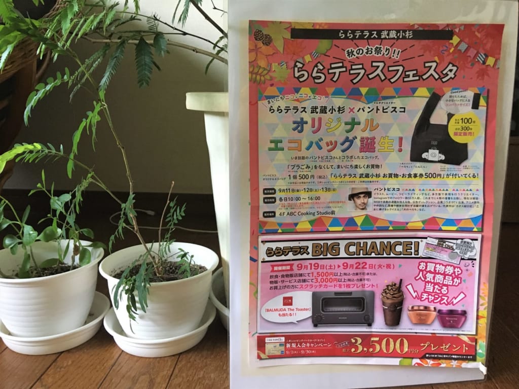 ららテラス武蔵小杉チラシ