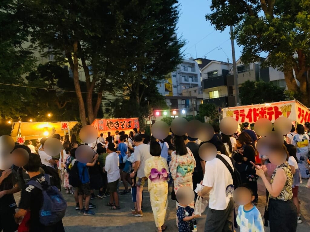 納涼大会 住吉西公園
